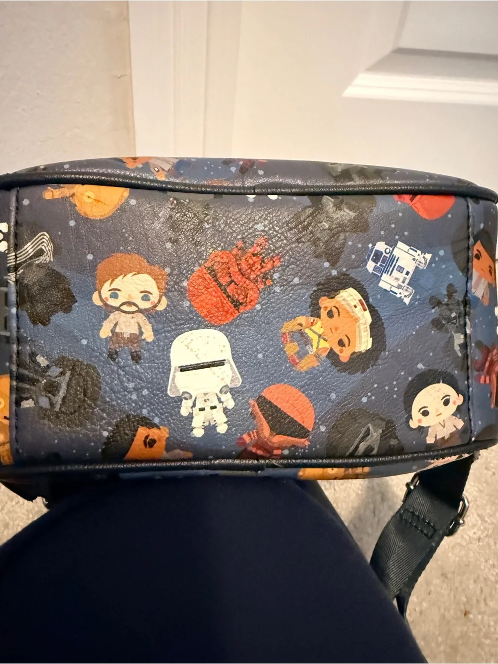 Disney Parks Loungefly Navy Star Wars Mini Backpack